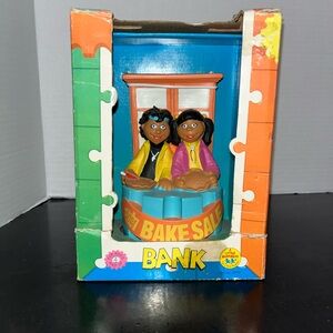 Vintage 1995 Lancit The Puzzle Place Kiki 'N' Skye's PVC Bank